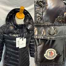 Sサイズ【未使用】MONCLER MOKA モカ TG0　ブラック　黒色　正規品　◆定価35万円◆　大人気ロングコート ダウンジャケット_画像5