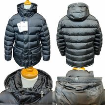 Lサイズ【未使用】MONCLER CLUNY クルーニー TG3　ブラック　黒色　正規品　◆定価37.4万円◆　人気ダウンジャケット_画像9