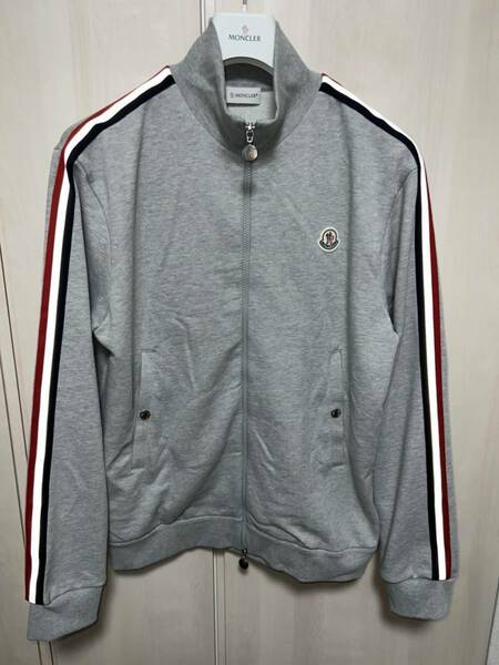 Sサイズ【未使用】MONCLER TRICOT CARDIGANトラックジャケット　グレー色　正規品　◆定価11万円◆