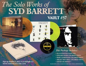 新品 THE SOLO WORKS OF SYD BARRETT3タイトルセットBOX＋David Gilmour7-inch singleTHIRD MAN RECORDS VAULT57シド・バレットPINK FLOYD