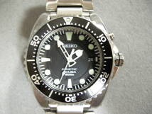 【中古品】セイコー腕時計 キネティック スキューバ 200m防水 5M62-0BL0 オートクォーツ メンズ_画像1