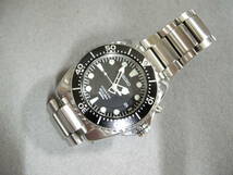 【中古品】セイコー腕時計 キネティック スキューバ 200m防水 5M62-0BL0 オートクォーツ メンズ_画像2