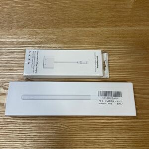 ［新品未使用］iPad タッチペン＆iPhone 充電　イヤホン　変換器