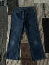 90s W30 levi's 517 vintage デニムパンツ カットオフ USA製 アメリカ製 リーバイス ビンテージ ボタン裏 575_画像1