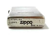 ZIPPO/ジッポー スターリングシルバー 1993 SINCE 1932 オイルライター 喫煙具 タバコ STERLING SILVER (43188TA2)_画像6