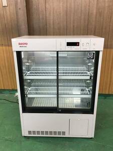 【完動品・訳あり】SANYO(サンヨー) 小型 薬用冷蔵ショーケース MEDICOOL メディクール 100V MPR-162DCN 158L メディカル 業務用冷蔵庫 11