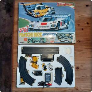 エポック社　Super　Circuit S301　ポルシェ962C ウイニングラン TYCO　玩具スロットカー　中古現状品 