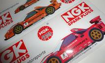 ◆NGK SPARK PLUG ステッカー 非売品 2種類 全日本GT選手権 スーパーGT ARTAホンダNSX xanaviニスモZ_画像3