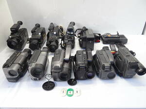 Z548D ビデオ11台 Sony/SANYO/Panasonic Sony CCD-TR280/CCD-TR3000/CCD-TR2000/CCD-TR705 他 ジャンク まとめ売り　