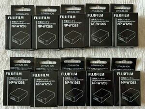 新品未開封★10個セット★FUJIFILM 充電式バッテリー NP-W126S 富士 フイルム 