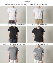 2枚組【OMNES】XL メンズ 天竺編みコットン Color:182-チャコール(クルーネック) 半袖Tシャツ アンダーウェア オーガニックコットン HAPTIC_画像4
