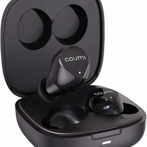 COUMI TWS-817K2 Bluetooth 5.0 完全ワイヤレス イヤホン マイク付き/PSE技術基準適合 イコライザーアプリ対応 最大22時間再生 IPX7防水