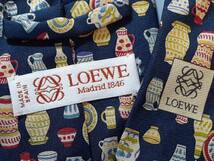 ネクタイ　LOEWE　陶器　水差し　ARTESANIA ESPANOLA　ロエベ　1円_画像3