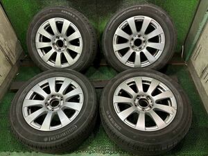 W212 Eクラス　コンチネンタル　コンチプレミアム2　MO　225/55R16　純正アルミホイール付き　4本　7.5J　ET45.5/5H　112　16年製　溝あり