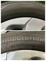 シエンタ170系　ブリヂストン　REGNO　GR-XⅡ　185/60R15　スチールホイール付き　4本　5.5J　ET39/5H　100　サマータイヤ_画像6