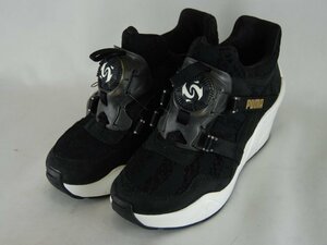 【USED/AB】PUMAプーマ■Disc Wedge■ウエッジソールスニーカー■24㎝