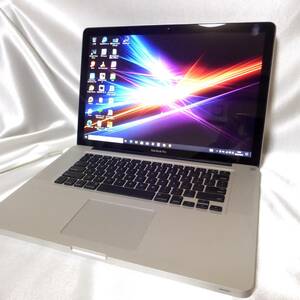 綺麗★デュアルOS★Apple MacBook Pro 15.4inch★macOS & Win10★ACアダプタ付★76