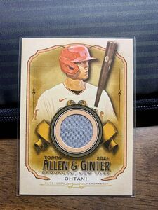 大谷翔平 2021 Topps Allen And Ginter Relic No.AGA-SO パッチカード