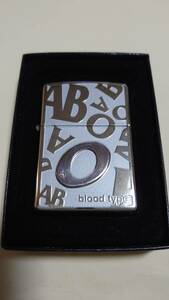 新品未使用品 ZIPPO BLOOD TYPE【O】(両面加工) (2005)