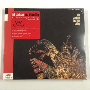 MILT JACKSON In A New Setting ミルト・ジャクソン Verve 紙ジャケ 未開封 CD