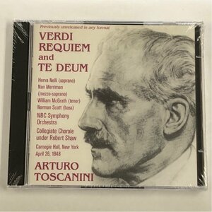 ☆未開封 ヴェルディ レクイエム テ・デウム トスカニーニ Music&Arts CD-1219(2) 2CD