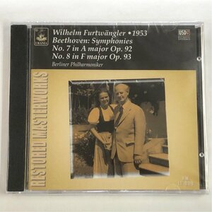 ☆未開封 フルトヴェングラー BPO ベートーヴェン 交響曲第7/8番 URANIA RM11.909 CD