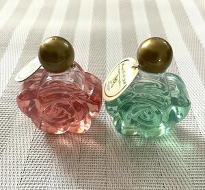 ☆【ROSE BATH JELL】★未使用★２個セット 薔薇 ローズ バスジェル バブルバス ボディソープ インテリア 置物☆