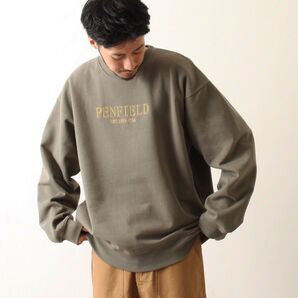 【PEN FIELD】ルーズシルエット ヘビーウェイト センター刺繍スウェット【12oz】 トレーナー