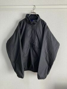 黒！01年製 patagonia パタゴニア パフボール プルオーバー ジャケット ナイロン 中綿 ブラック サイズL☆90s ダスパーカー レトロ