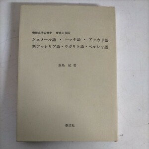 楔形文字の初歩 歴史と文法 シュメール語 ハッチ語 アッカド語 新アッシリア語 ウガリト語 ペルシャ語 1994年 泰流社△古本/ヤケスレ傷み有