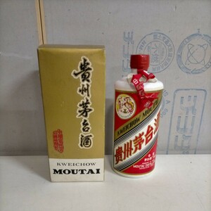 未開封 マオタイ酒 MOUTAI 貴州茅台酒 天女ラベル 540ml 53％ 古酒 中国▲長期保管品/箱擦れヤケ傷み/ボトルラベルシミ汚れ/現状渡し/NCで