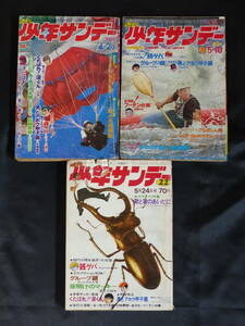 【週刊少年サンデー/1970年 昭和45年 18,20,22号（本誌）】WS-136