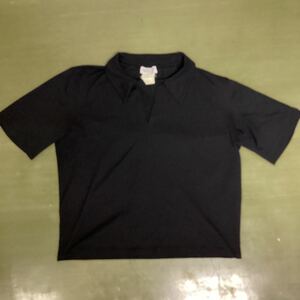 agnes b　アニエスベー　半袖ポロシャツ　カットソー　メンズ　サイズ2 M 黒