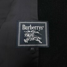 レア!!ビンテージ!!◆Burberrys PROSUM バーバリー プローサム メルトンウール ダブル コート ジャケット 11/黒/ブラック/C-TK83/三陽商会_画像5