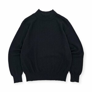 カシミヤ100%◆CASHMERE ハイネック ニットセーター M / 黒 ブラック レディース カシミア