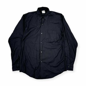 フランス製◆agnes b. homme アニエスベー 長袖 コットン シャツ /サイズ38/ブラック/メンズ 古着