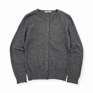 カシミヤ100%◆UNIQLO ユニクロ クルーネック ニットカーディガン S程度 / グレー レディース カシミア k-150