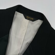 USA製◆80s 90s ビンテージ◆pierre cardin ピエールカルダン ウール テーラードジャケット ブレザー 41R/ブラック/タキシード アメリカ製_画像5