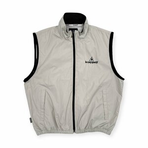 le coq sportif GOLF ルコックゴルフ 裏メッシュ フルジップ ベスト ジャケット S/メンズ スポーツ