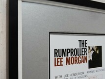 リー・モーガン/ブルーノート・アート カバー・クラシック/LP ポスター 額入/Lee Morgan/Rumproller/Blue note Classic/ジャズ_画像3