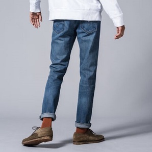 リーバイス W28 MADE IN THE USA 511 スリム ストレート デニムパンツ 定価14300円 Levi's SLIM アメリカ製 BIGE 045113784の画像3