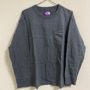 THE NORTH FACE 長袖Tシャツ ポケットロンT ダークグレー レディース M