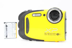 ★良品★富士フィルム FIJIFILM FinePix XP70 イエロー コンパクトデジタルカメラ L730#1654