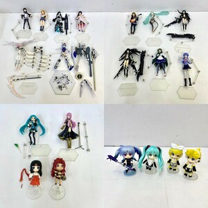 064B425★【ジャンク品】figma ねんどろいど フィギュア まとめ セット ボーカロイド/ブラック★ロックシューター/クイーンズブレイド/俺妹