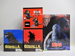 066Z827★【中古品】ゴジラ フィギュア グッズ 大量 まとめ セット ④ ヘッドラインシリーズ/ネクタイ/デフォルメコレクション