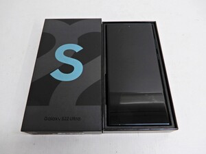 105Z908★【中古 美品】SAMSUNG/サムスン Galaxy S22 Ultra 512GB SM-S9080 ver13 SIMロックなし(香港版/海外版SIMフリー) 【-判定】