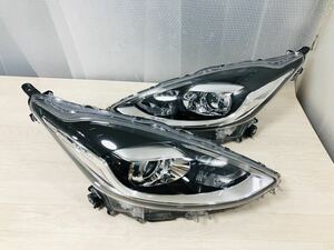 美品 破損無 AQUA アクア NHP10 後期 トヨタ 純正 左右セット　トヨタ LED ヘッドライト ヘッドランプ KOITO 52-322 打刻F 管S2300516