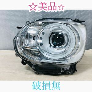 美品　破損無　ムーヴキャンバス　LA800S　ヘッドライト　左　左側　LED　レベ付　コイト　100-69038　打刻8L　81170-B2660　2300621