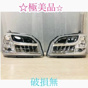 極美品 破損無 ASSY S500P S510P ハイゼット トラック 後期 純正 LED ヘッドライト 左右 ランプ 81130-B5150 81170-B5150 W4567 DR DL