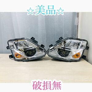  beautiful goods damage less UD truck k on left right set head light passenger's seat side KOITO 100-25801 engrave B original control 2300710